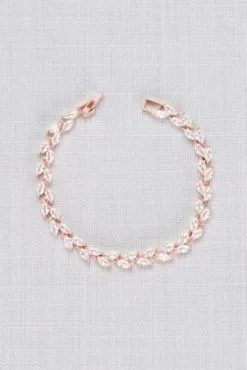 Sparkling Cubic Zirconia Vine Bracelet