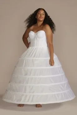 Quinceanera Hoop Skirt Slip