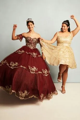 Tiered Quince Dress With Interchangeable Sleeves - Image 14