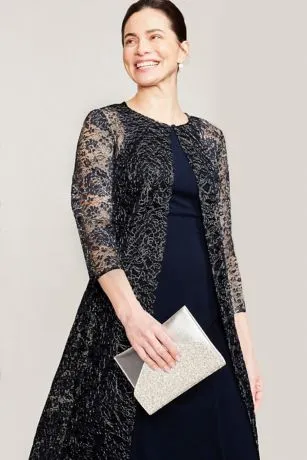 Knee Length Crepe Tank Dress And Matching Jacket - Image 7