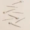 Pave Solitaire Bobby Pins