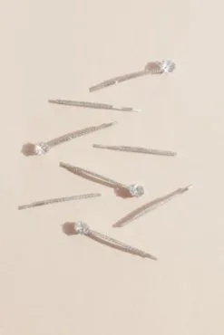 Pave Solitaire Bobby Pins