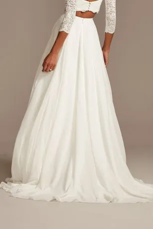 Chiffon Wedding Separates Circle Skirt - Image 2