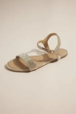 Rhinestone Flat Sandals