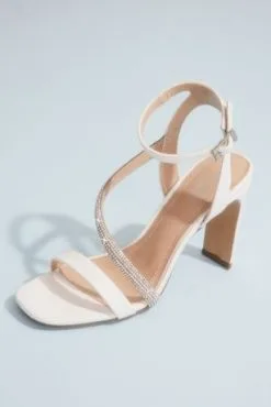 Asymmetrical Rhinestone Stilettos