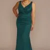Stretch Satin Ruched Mermaid Bridesmaid Dress