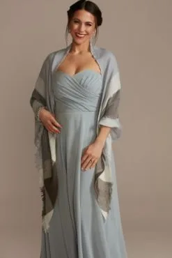 Plaid Blanket Wrap Scarf