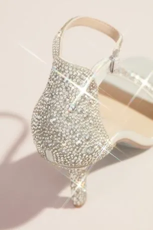 Jeweled Metallic Stiletto Sandals - Image 3