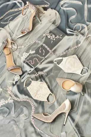 Jeweled Metallic Stiletto Sandals - Image 5