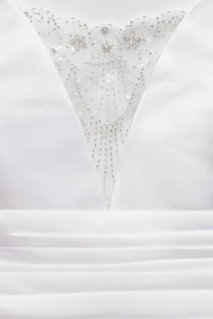 Cummerbund Satin Ball Gown Wedding Dress - Image 7