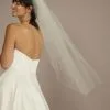 Micro-Beaded Edge Mid-Length Veil