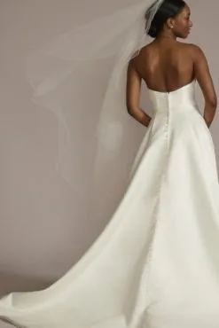 Beaded Edge Mid-Length Veil