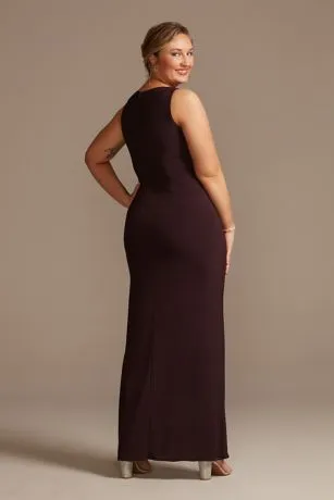 Jersey Tank Dress With Sparkle Embellished Jacket - Image 4