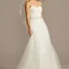 Strapless Sweetheart Tulle Wedding Dress