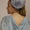Floral And Feather Fascinator